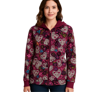 DISNEY Size Large Full Zip MICKEY Hooded Jacket